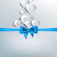 Valentines day Abstract paper hearts Love N5
