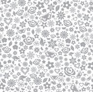 Seamless pattern of flowers N56