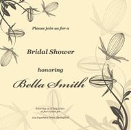 Wedding or invitation card abstract vector flower pattern background N55