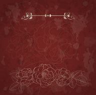 Background with roses N23