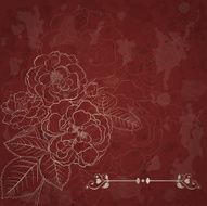 Background with bouquet of roses N5