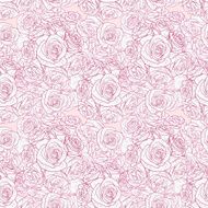 Seamless pattern with roses N123