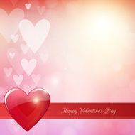 Valentine&#039;s Day bright poster