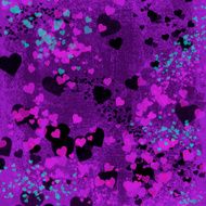 Valentines Day hearts abstract background N2