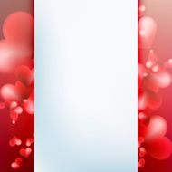 Valentine&#039;s day with hearts EPS10