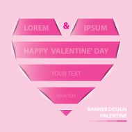 valentine banner design N3