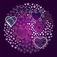 ornamental round lace pattern circle background N2