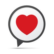 Heart Symbol Speech Bubble