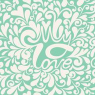 Seamless pattern with hearts for Valentine&#039;s Day design N2