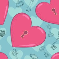 Heart and keys N15