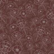 Seamless pattern of flowers N58