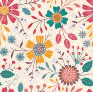 Seamless Floral Pattern N1516