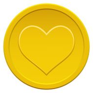Heart coin