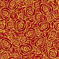 Vintage floral seamless pattern N46