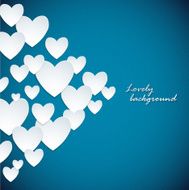 White Heart Paper Stickers Happy Valentine&#039;s day! N4