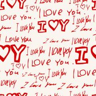 words &quot;i love you&quot; on pink background N7