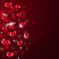 Abstract Valentine Red Background N2