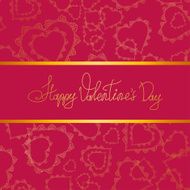 card of hearts for Valentine&#039;s Day N5
