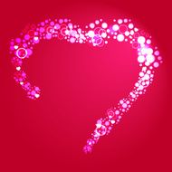 Lighting heart shape