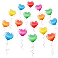 Colorful Heart Shaped Balloons N4