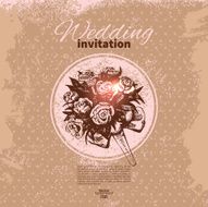 wedding invitation N178