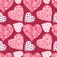 Seamless Valentine&#039;s day background N17