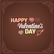 retro valentines card