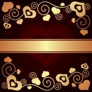 Valentine&#039;s day background with hearts N60