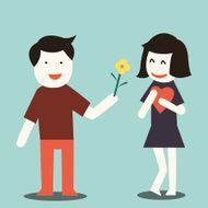 Man and woman love