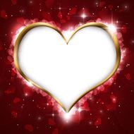 Red Valentine Greeting Card