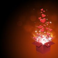 gift box with hearts N4