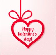 Valentine's applique card or background