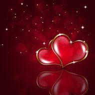 Red Valentine Holiday Background N2