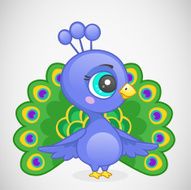 Cute bird character N2