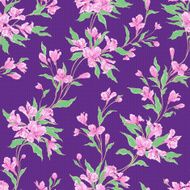 Stylish vintage floral seamless pattern N8