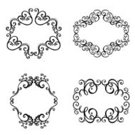 Vector Decorative Ornamental Frame for Text
