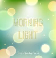 Defocused green background