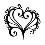 Vector Deco Abstract Heart N11