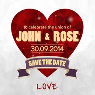 Happy valentines day cards with ornaments hearts ribbon N2