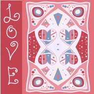 valentines design heart love red pink