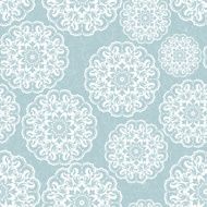 Beautiful blue seamless lace background vector N2