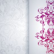 Abstract vector background with floral pattern N4