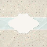 Frame on the background of crumpled paper N9