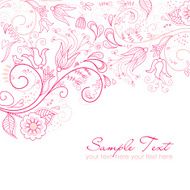 Floral background N1010