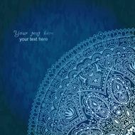 Vintage invitation decoration on grunge background with lace ornament N3