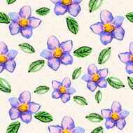 floral seamless texture of watercolor N28