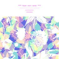 Floral decor N89