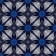 beautiful vector pattern drawn in art nouveau style