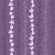 Seamless pattern with irises and roses N2