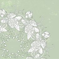 Floral decor N98